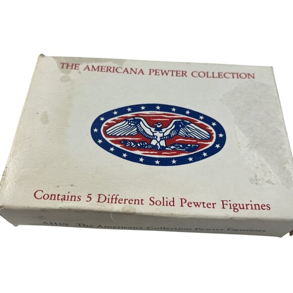 The Americana Pewter Collection Figurines Set - Picture 12 of 12